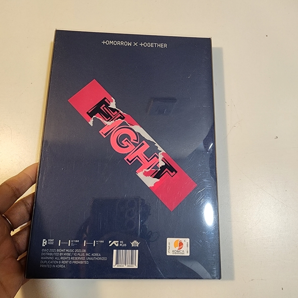 TXT Album The Chaos Chapter Tomorrow X Together  with Pink and Black Design